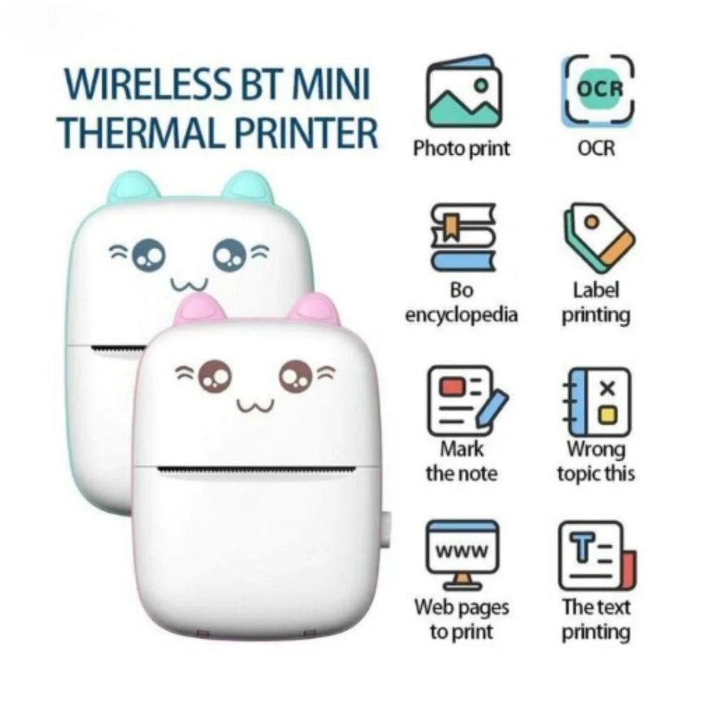Wireless Mini Thermal Bluetooth Printer