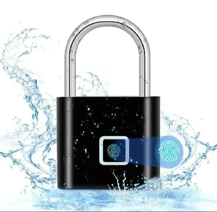 Smart Fingerprint Lock USB Rechargeable Biometric Digital Padlock