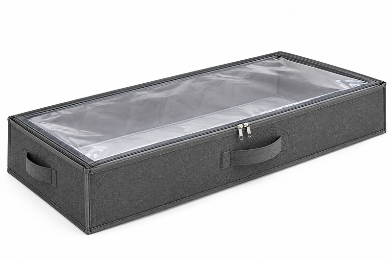 Foldable Storage Box With Handle - Front Window