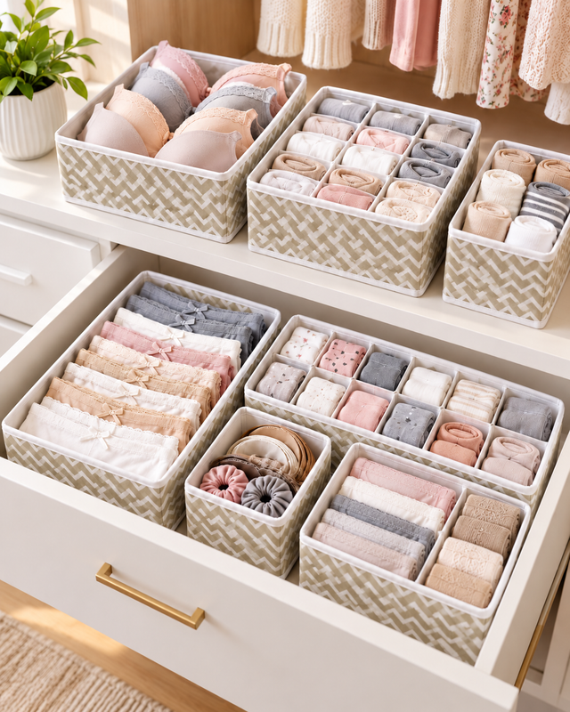 Drawer Organizers Pack Of 6